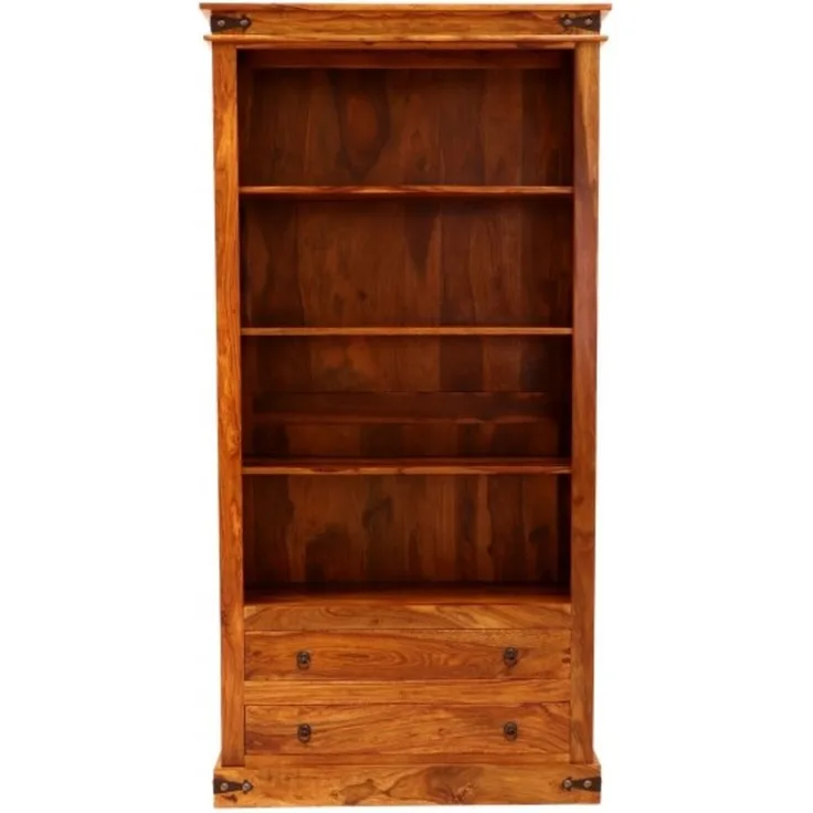 Bücherregal Jali 100x200x45 aus indischem Sheesham-Massivholz