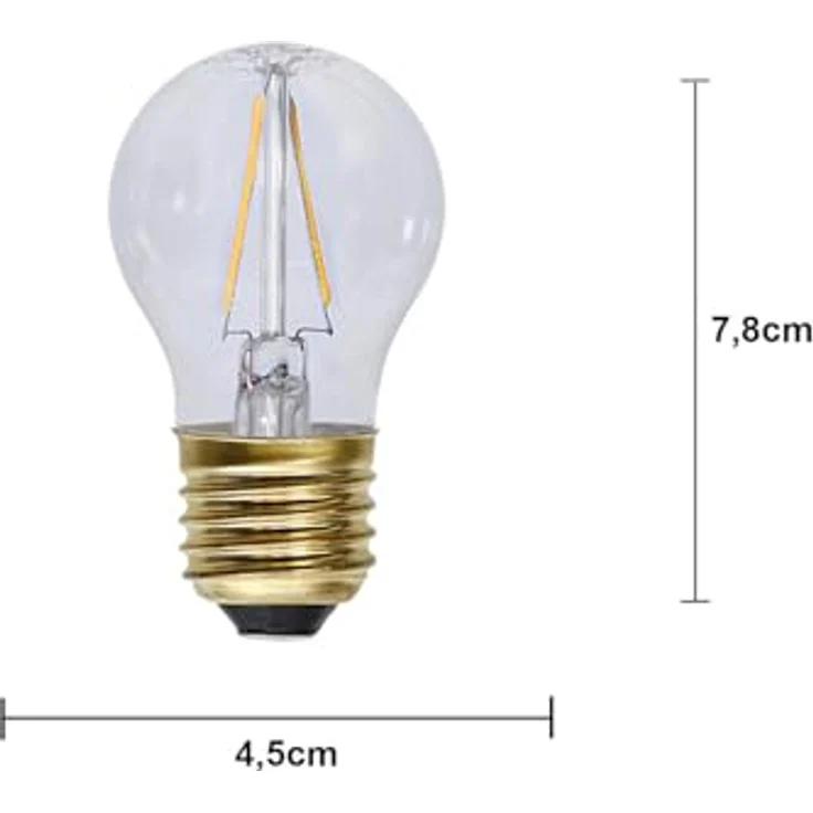 Star Decoration LED 'Soft Glow', E27, warmweißes Leuchtmittel mit 2100 K, 120 LM, A++ – Bild 3