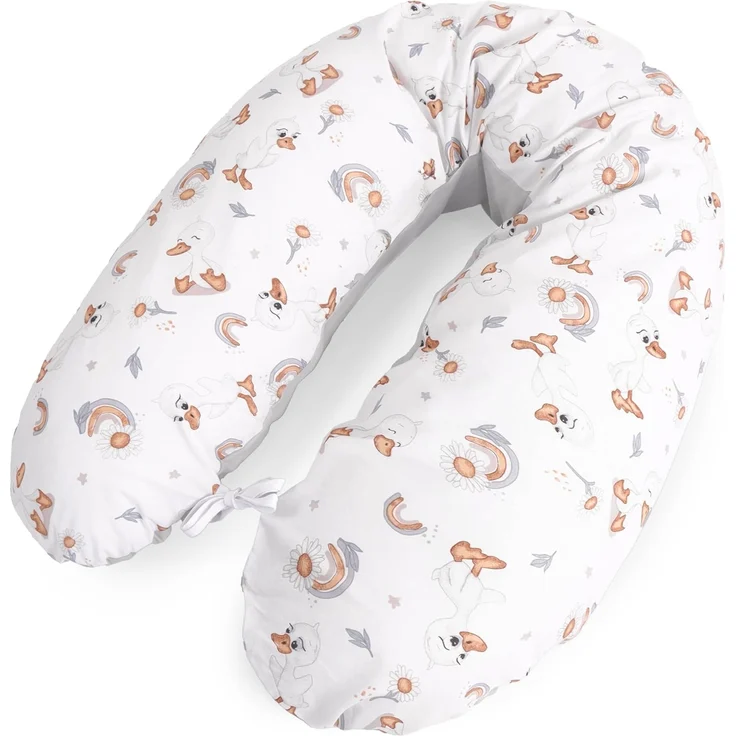 Amilian Stillkissen XXL 170 cm - Schwangerschaftskissen & Seitenschläferkissen mit Bezug, - Lagerungskissen - Nursing Pillow - Pregnancy Pillow, mit Füllung, Schlafkissen für Seitenlage - Körperkissen – Bild 1