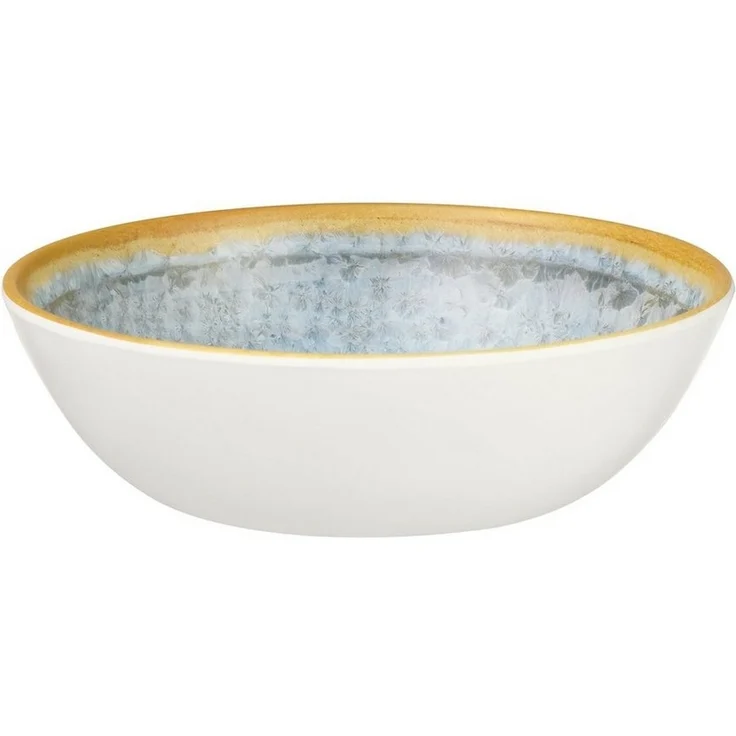 Moritz Camping Tafelgeschirr aus Melamin für 4 Personen 16-teilig | spülmaschinenfest | Picknick Geschirrset | Geschirr Campinggeschirr I Crystal Blue Design – Bild 2