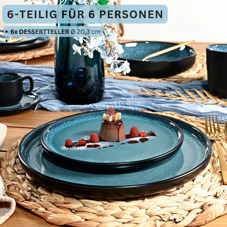 SÄNGER Dessertteller Set Vigo 6 teilig – Bild 2