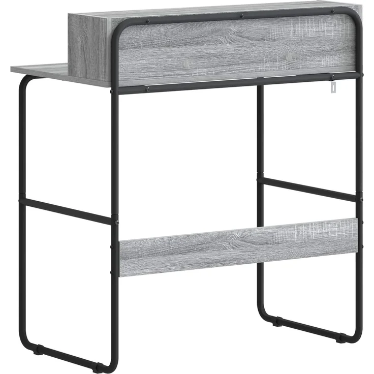 vidaXL Schreibtisch mit Stauraum Sonoma-Grau 80 x 50 x 91 cm 8008023 – Bild 5