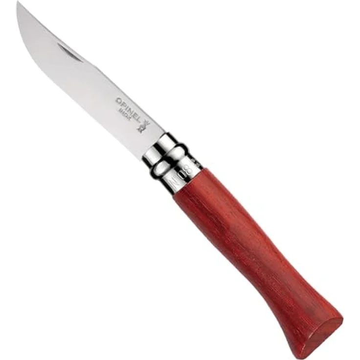 Opinel Tradition Luxury N°08 - Klappmesser - 8.5 cm - violett-brauner bis rosafarbener Griff mit violetten Streifen – Bild 1