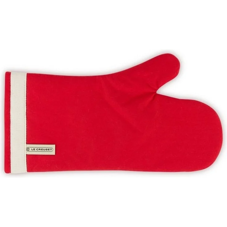 LE CREUSET Topflappen Ofenhandschuh kirschrot, (Schürzen & Ofenhandschuhe) – Bild 4
