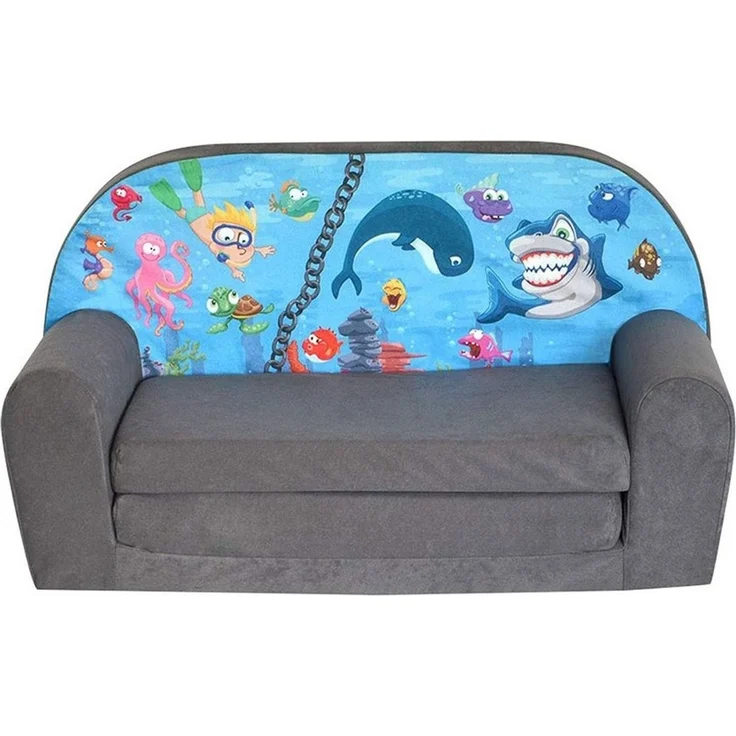 FORTISLINE Kindersitzgruppe Kindersofa "MINI" Kindercouch zum Aufklappen W386 – Bild 1