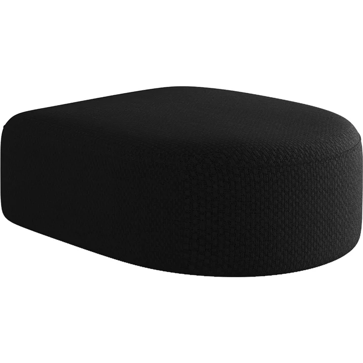Y168-OTTOMAN-BLACK 1ottoman Black--Schwarz--87x84x38cm--YOUDENOVA – Bild 5