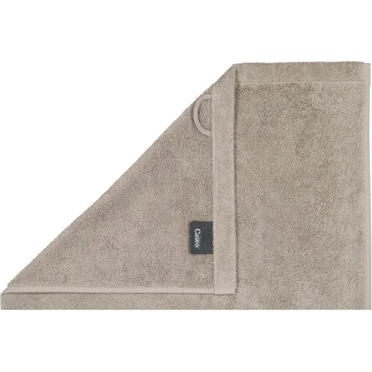 CAWÖ Handtuch - Lifestyle, Walkfrottier, Baumwolle, einfarbig Graphit 50x100cm – Bild 4