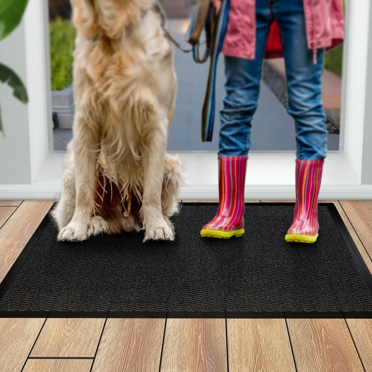 Furni24 Fußmatte - Anthrazit-Schwarz, 60 x 90 cm – Bild 10