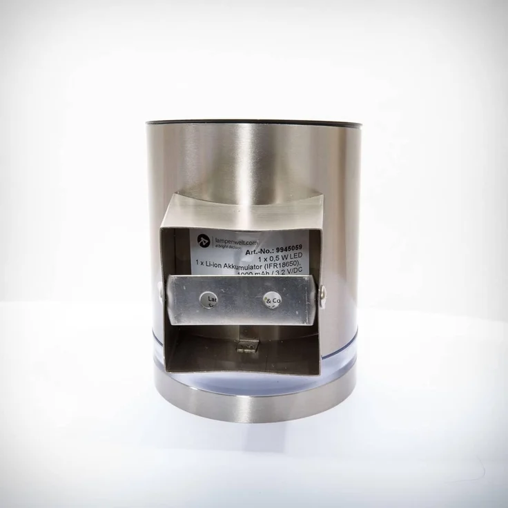 Lindby Außen-Wandleuchte Salma, LED, Edelstahl Alu universalweiß IP44, 1 x 0,5 W LED, universalweiß – Bild 9