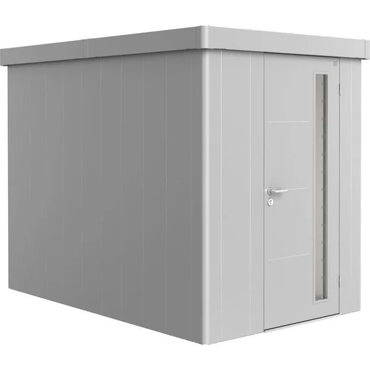 Biohort Gerätehaus Neo, 3A: 180 x 292 x 222 (b x t x h) cm, silber-metallic