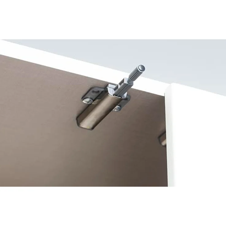 Rauch Möbel Costa, Kleiderschrank für Schlafzimmer, Kinderzimmer, Babyzimmer, Garderobe, Flur, 3-türig, 2 Schubladen, Push-to-Open, mit Zubehör Premium, Farbe Grau metallic, Schwarz, Breite 136 cm – Bild 10