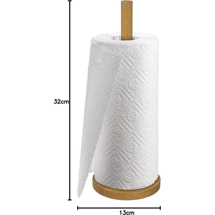 METALTEX 584712000 Küchenrollenhalter aus Buchenholz / Papierrollenhalter – Bild 4