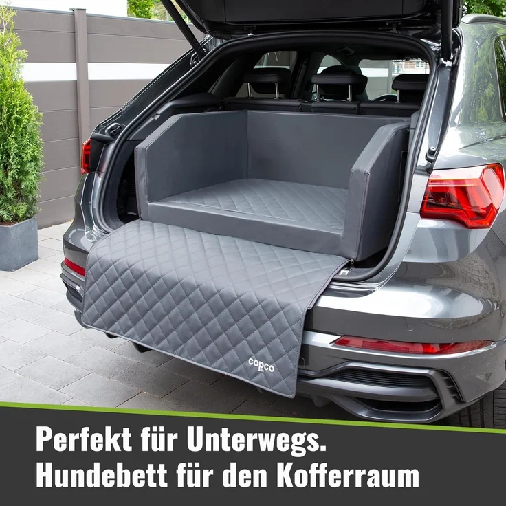 CopcoPet Tier-Autobett Autohundebett Grau 70 x 55 cm – Bild 3