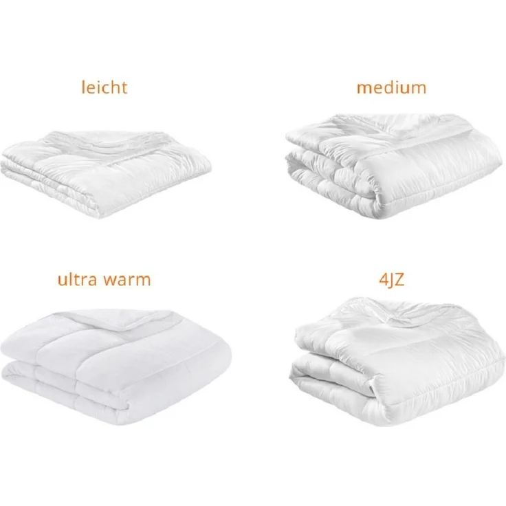 sleepling Microfaserbettdecke Energiespardecke, Füllung: 100% Klimafaser, kuschelwarme Winterdecke, allergikerfreundlich, softe Mikrofaser – Bild 3