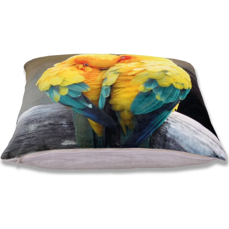 Bestlivings Dekokissen Fotodruck Motiv in 40x40 cm, Flauschig weiches Kissen in vielen Motiven erhältlich ( Design: Sittiche ) – Bild 4