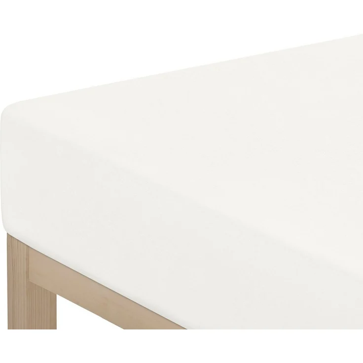 OTTO home Spannbettlaken Cremona, in PREMIUM Qualität aus 96% Baumwolle & 4% Elasthan, Single-Jersey, Gummizug: rundum, (1 Stück), Größe ab 90x200 cm, in 145g/m² sowie 180 g/m² erhältlich – Bild 2