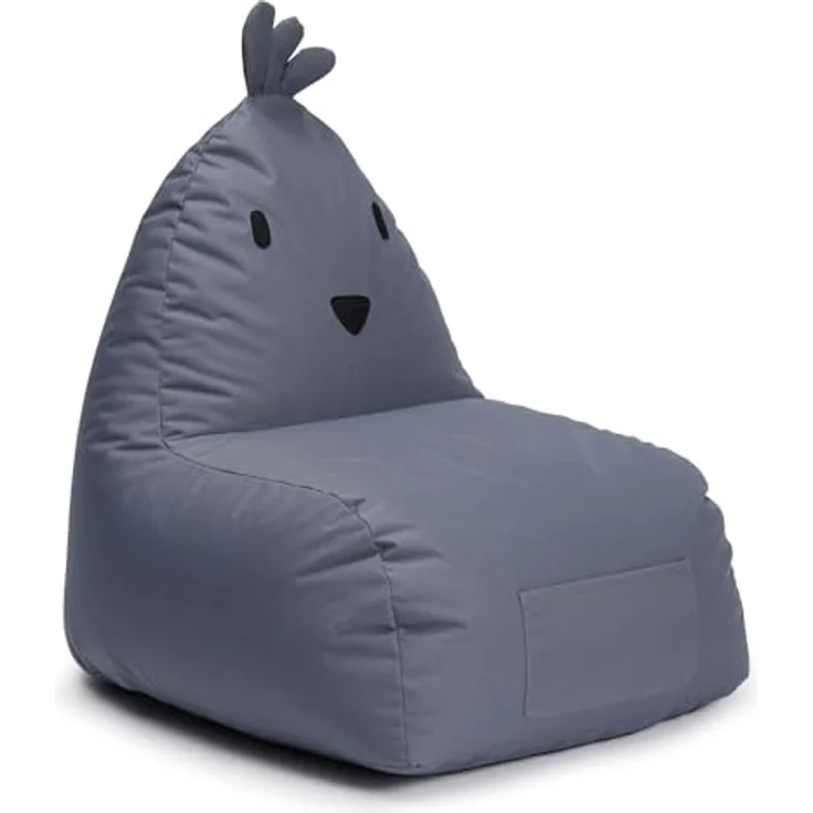 LUMALAND 'Animal Line Chicken' Kindersitzsack, indoor & outdoor, Polyester grau, 200 l – Bild 2