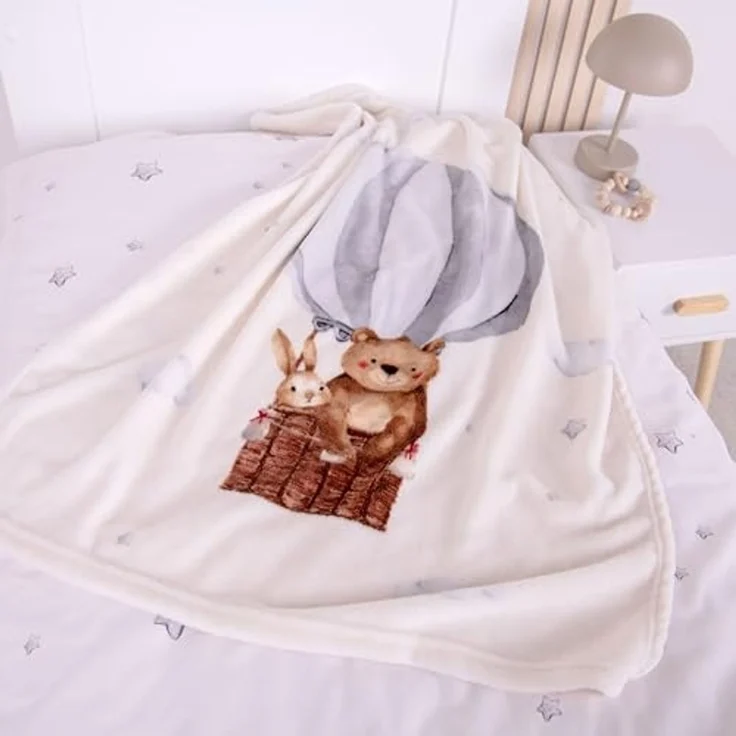 Babydecke babybest Ballonfahrt, Baby Best, niedliches Motiv – Bild 4