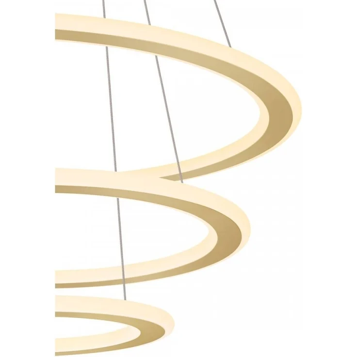 SLV 1007703 ONE FLAT Pendelleuchte triple 80cm 2700K 3000K DALI Touch messing – Bild 4