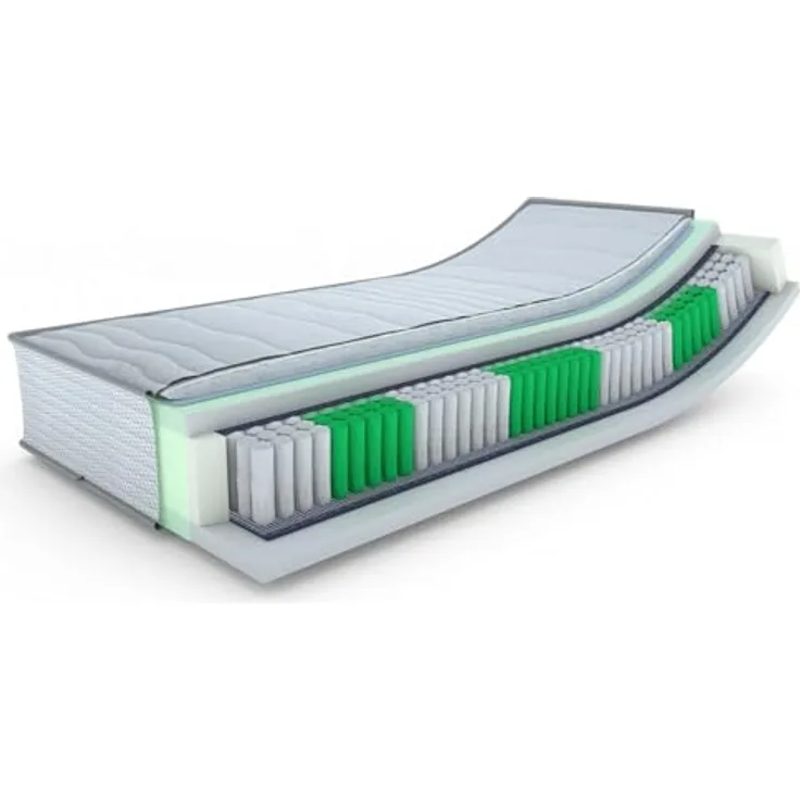MSS® "SilverSeason" 7 Zonen Taschenfederkernmatratze Premium (200.100.26-H4)""