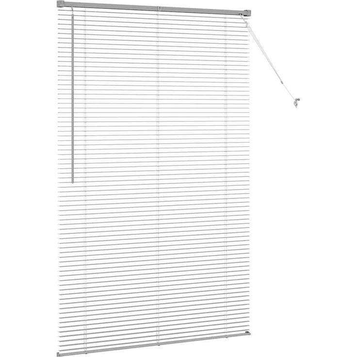 vidaXL Venezianische Jalousie Silber 175 x 110 cm 25 mm Aluminium 42005924 – Bild 6