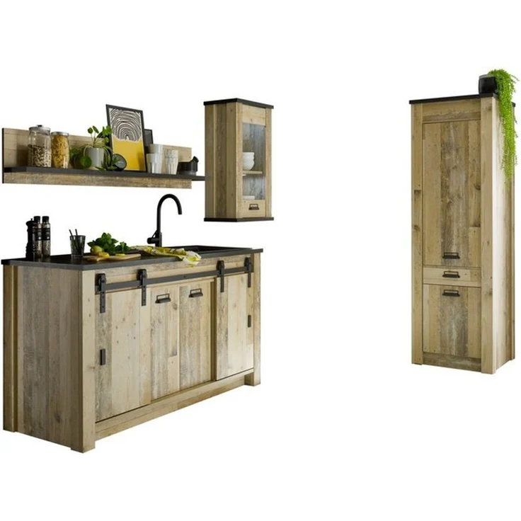 Home affaire Küche Sherwood, Breite 240 cm, ohne E-Geräte – Bild 4