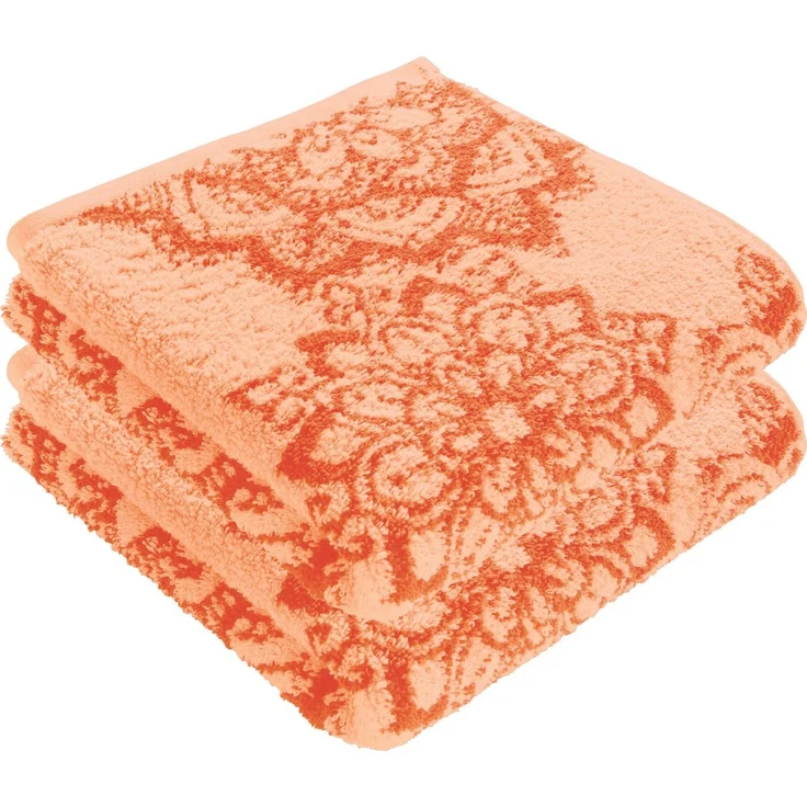 Erwin Müller Duschtuch Duschtuch "Mandala" 2er-Pack, Frottier/Jacquard, Walk-Frottier Motiv – Bild 1