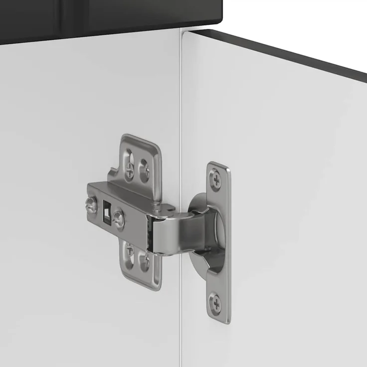 vidaXL Küchen-Unterschrank Lucca Schwarz Holzwerkstoff 853708 – Bild 10