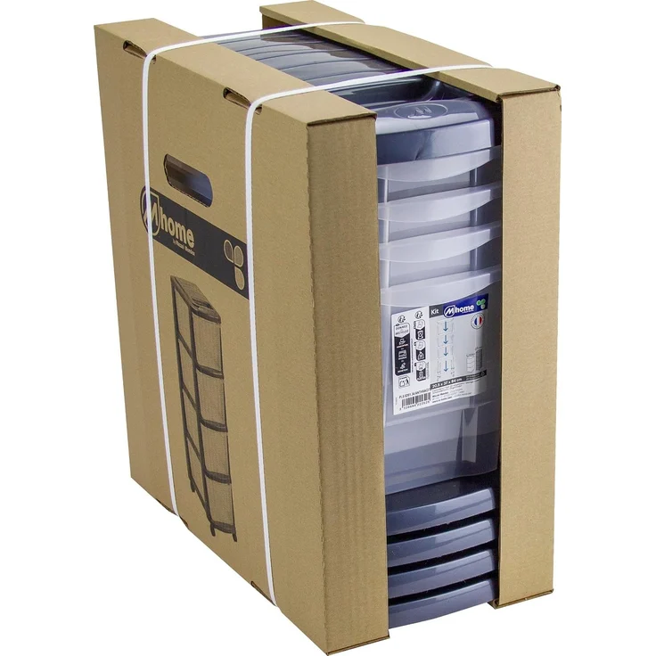 Mondex Schubladen Rollcontainer Turm Wagen Wäschesortierer schmal – Bild 5