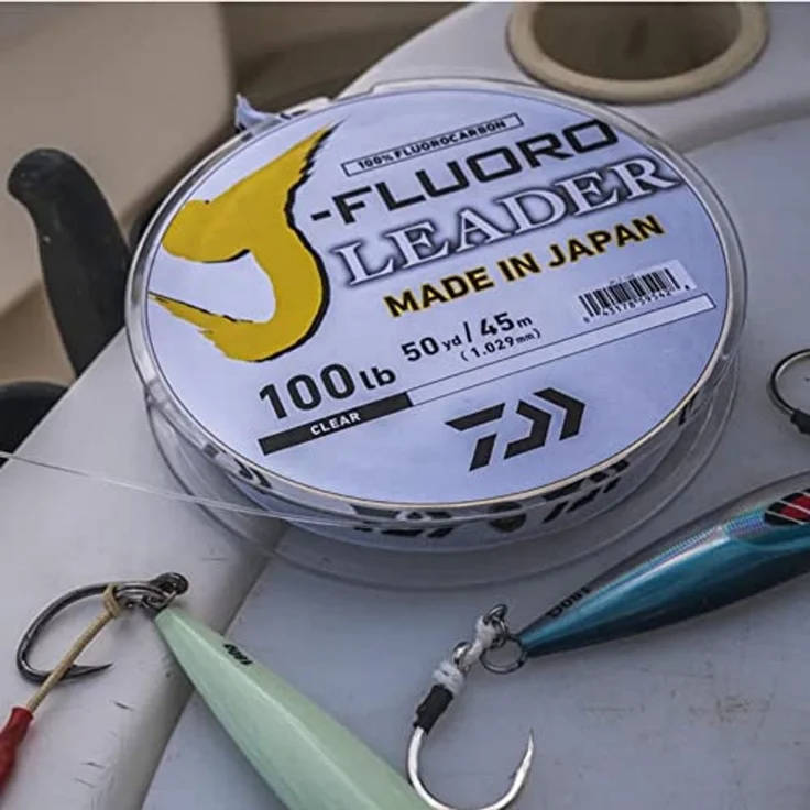 Daiwa Vorfachschnur, 100 m Länge, Daiwa J-Fluorocarbon(E) 100m 0.298mm Vorfachmaterial – Bild 4