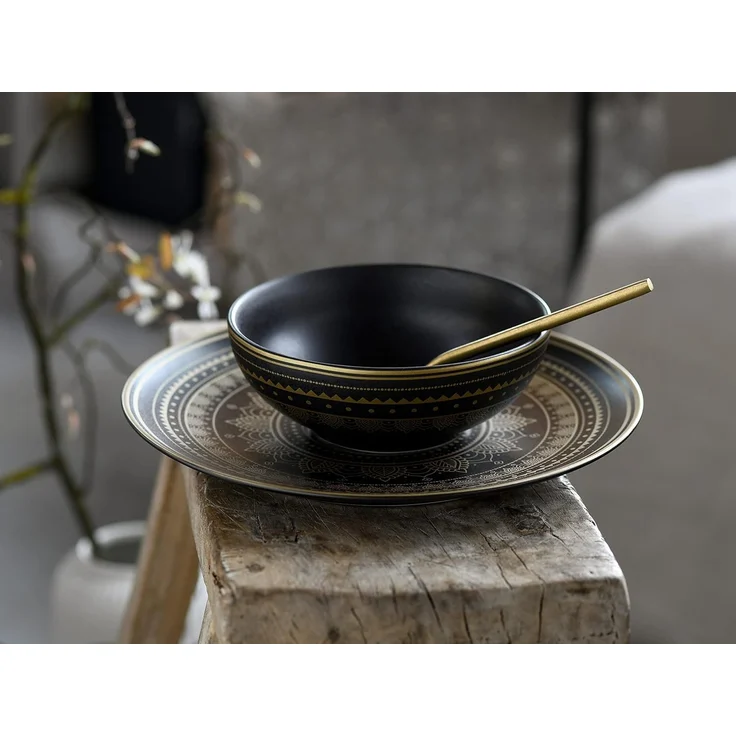 Mandala Gold Schwarz, Kombiservice 8-tlg (mo) – Bild 6