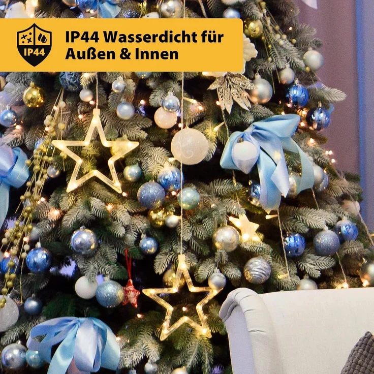 SALCAR 1,5m Christbaumbeleuchtung mit Ring – Bild 5