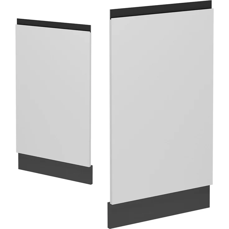 Geschirrspülblende R-Line Weiß 45 cm J-Shape ohne Arbeitsplatte Vicco – Bild 5