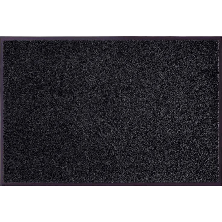 Waschbare Fußmatte Wash & Clean - schwarz - 60x90x0,7cm – Bild 1