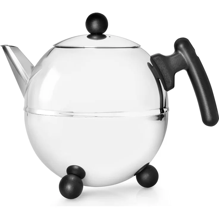Bredemeijer Teekanne Bella Ronde 1,5l Edelstahl / schwarz 1305Z