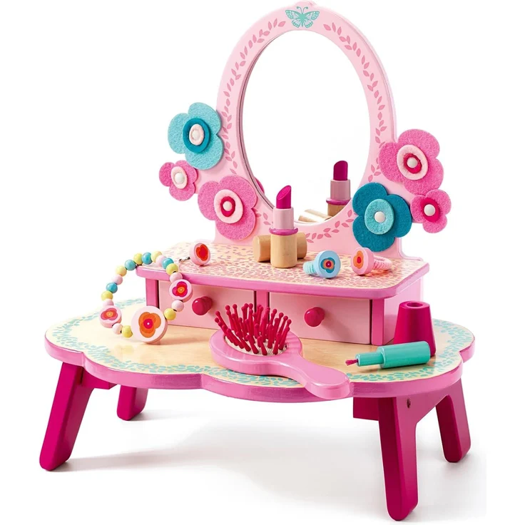 ROLLENSPIEL FLORA SCHMINKTISCH FLORA DRESSING TABLE VON DJECO – Bild 1