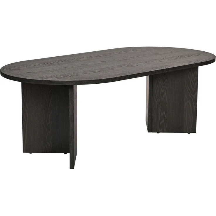 Elegant Coffee Table, Lumiere Black, 119 x 60 x 40 cm | 100% Melamine Coated Particle Board, 18 mm Thick | Stylish & Functional for Modern Living Spaces – Bild 5