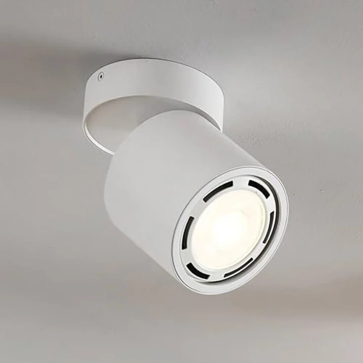 Arcchio Deckenstrahler Mabel, Metall, Weiß IP20, 1 x 20 W LED GU10 ES111 – Bild 2