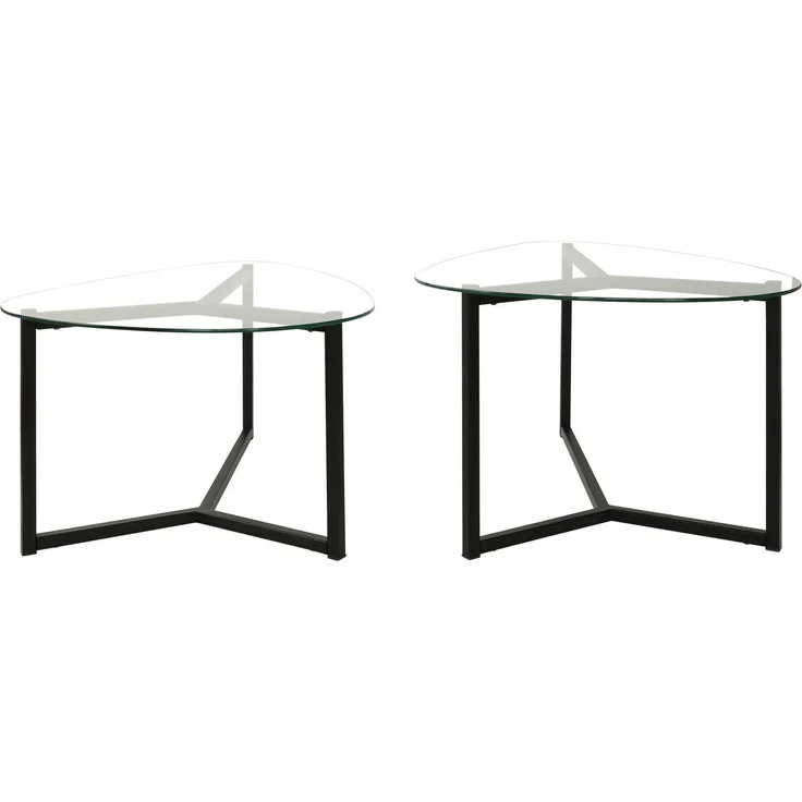 Skye Decor 'Bellisimo - Black' Couchtisch-Set, Mattschwarz, 82 x 40 x 58 cm – Bild 8