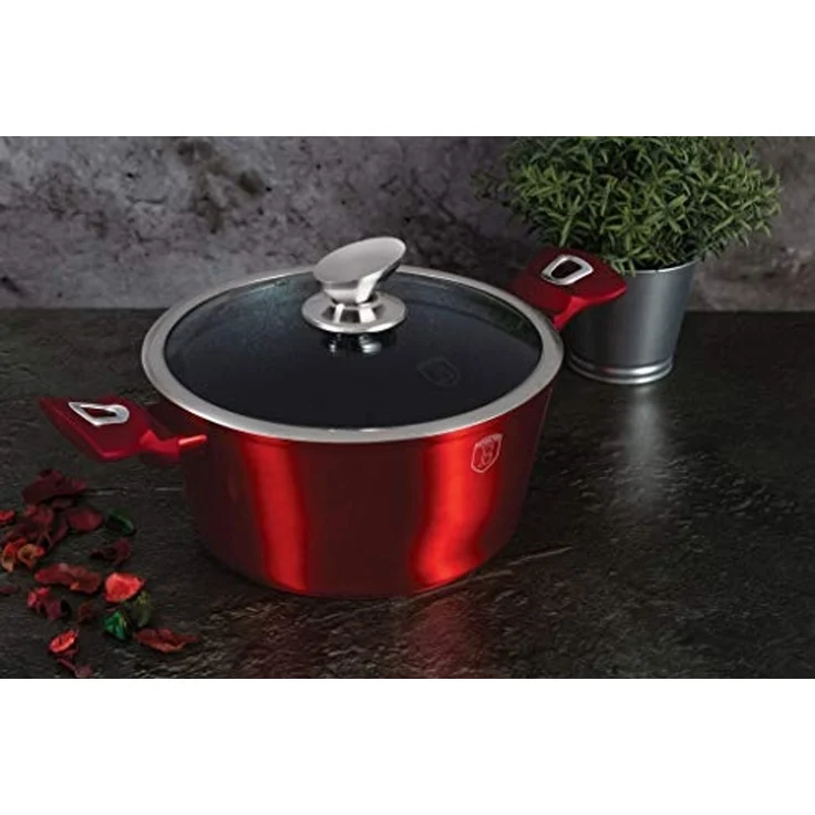 Berlinger Haus Berlinger Haus Satz Granittöpfe Red Metallic Line 10 Elemente 8750 – Bild 7