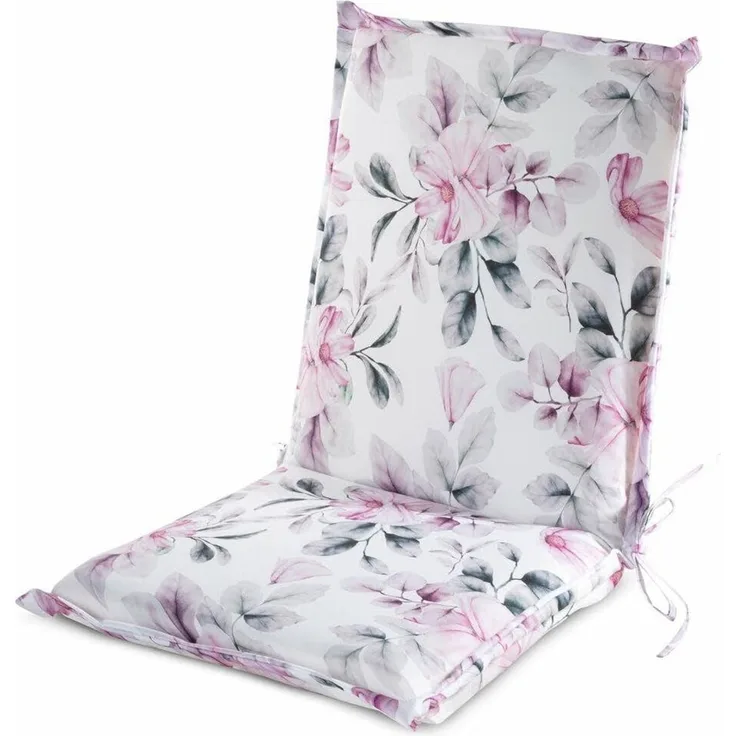 Wasserdichtes Stuhlkissen Outdoor GARTEN 30A 45X90X3 weiß rosa