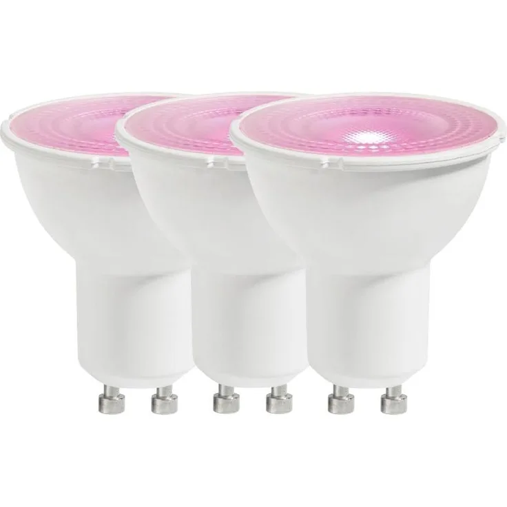 Nordlux Smart Home RGB LED Leuchtmittel GU10 3er Set 4,7W 5x5x5,5cm