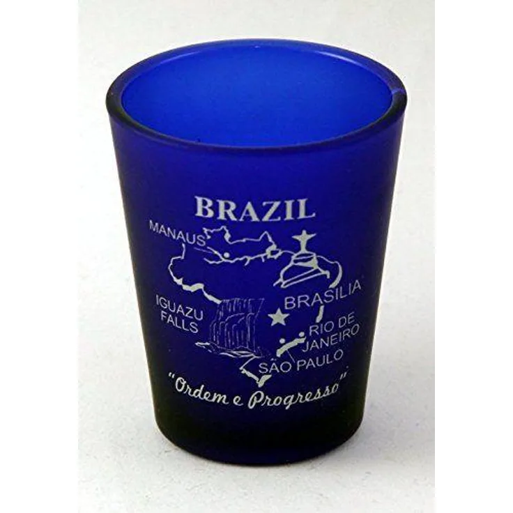 Brésil Bleu Cobalt Verre à Shot