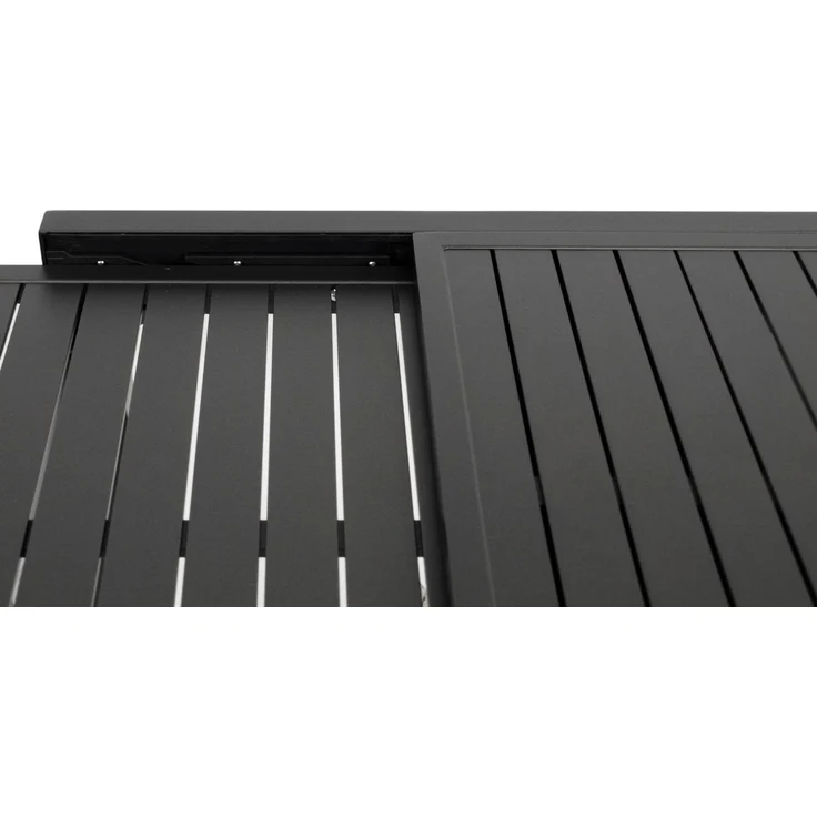 DEGAMO Gartentisch ALCUDIA, ausziehbar 70/140x70cm, Aluminium wetterfest, anthrazit – Bild 3