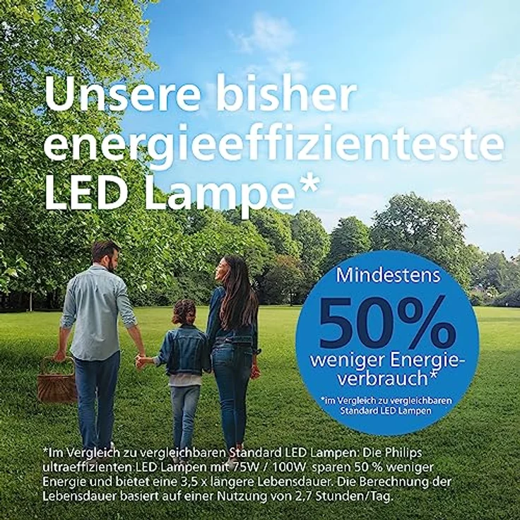 Philips Filament-Kerzenlampe B35 E14, LED Lampe, Warmweiß 2700K, 485 lm, 40 W, 50000 h – Bild 5