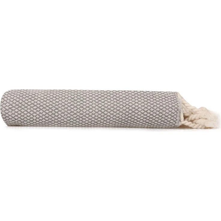 Mijolnir 'Likya - Grey' Fouta (Strandtuch), Grau, 95 x 190 cm – Bild 6
