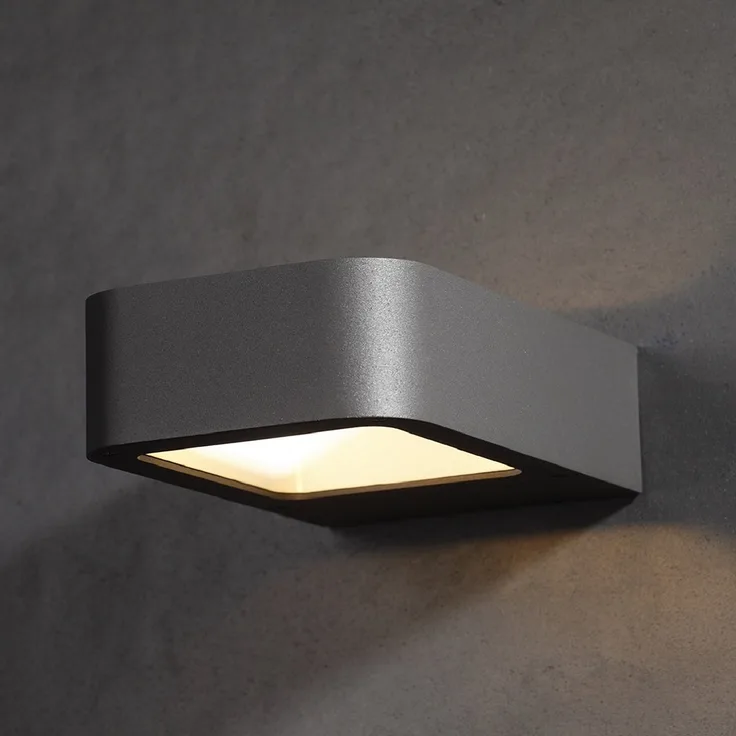 Heitronic 35201 LED Außenwandleuchte Juna anthrazit IP54 3000K