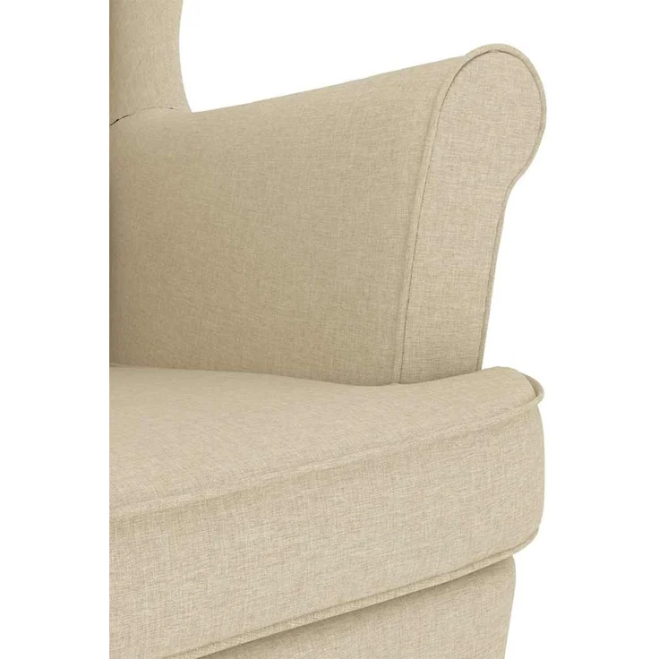 vidaXL Schaukelsessel Creme 74x90x102 cm Stoff 4016926 – Bild 6