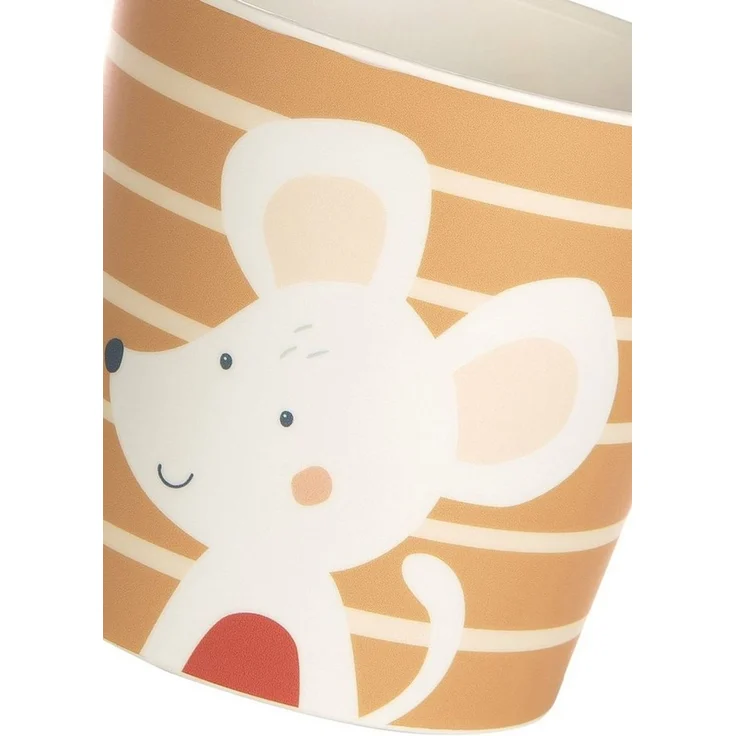 sigikid 25356 Kindertasse Maus rPET 4 Freunde empfohlen für Kinder ab 2 Jahren nachhaltig, robust und langlebig