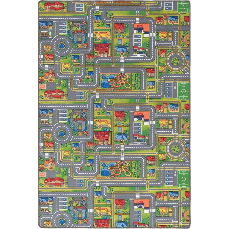 Snapstyle Kinder- und Spielteppich, 100% Polyamid, Abenteuerland, 80x200 cm – Bild 7